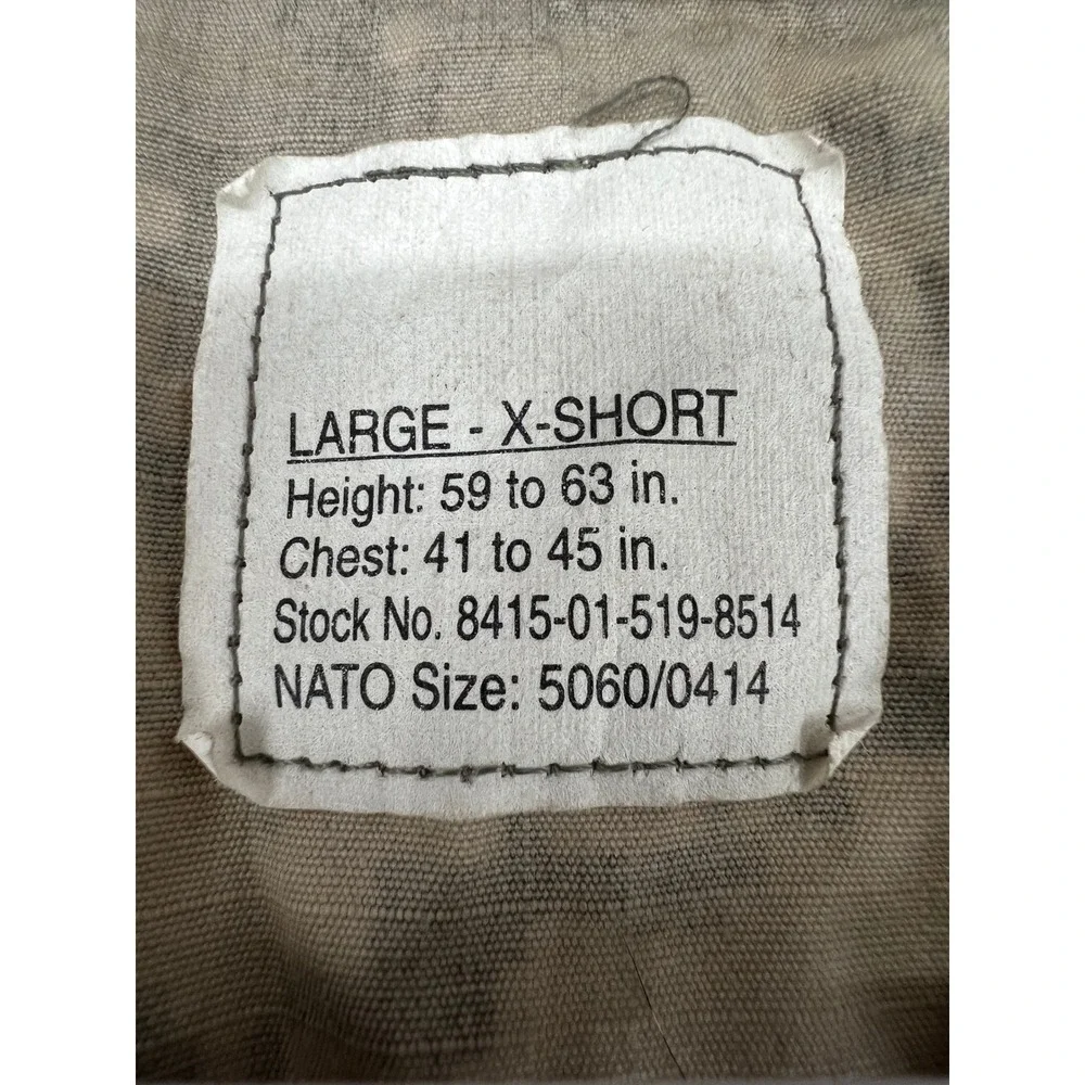 US Military ACU Digital Camo Field Jacket Large XShort UCP Ripstop Tactical Coat